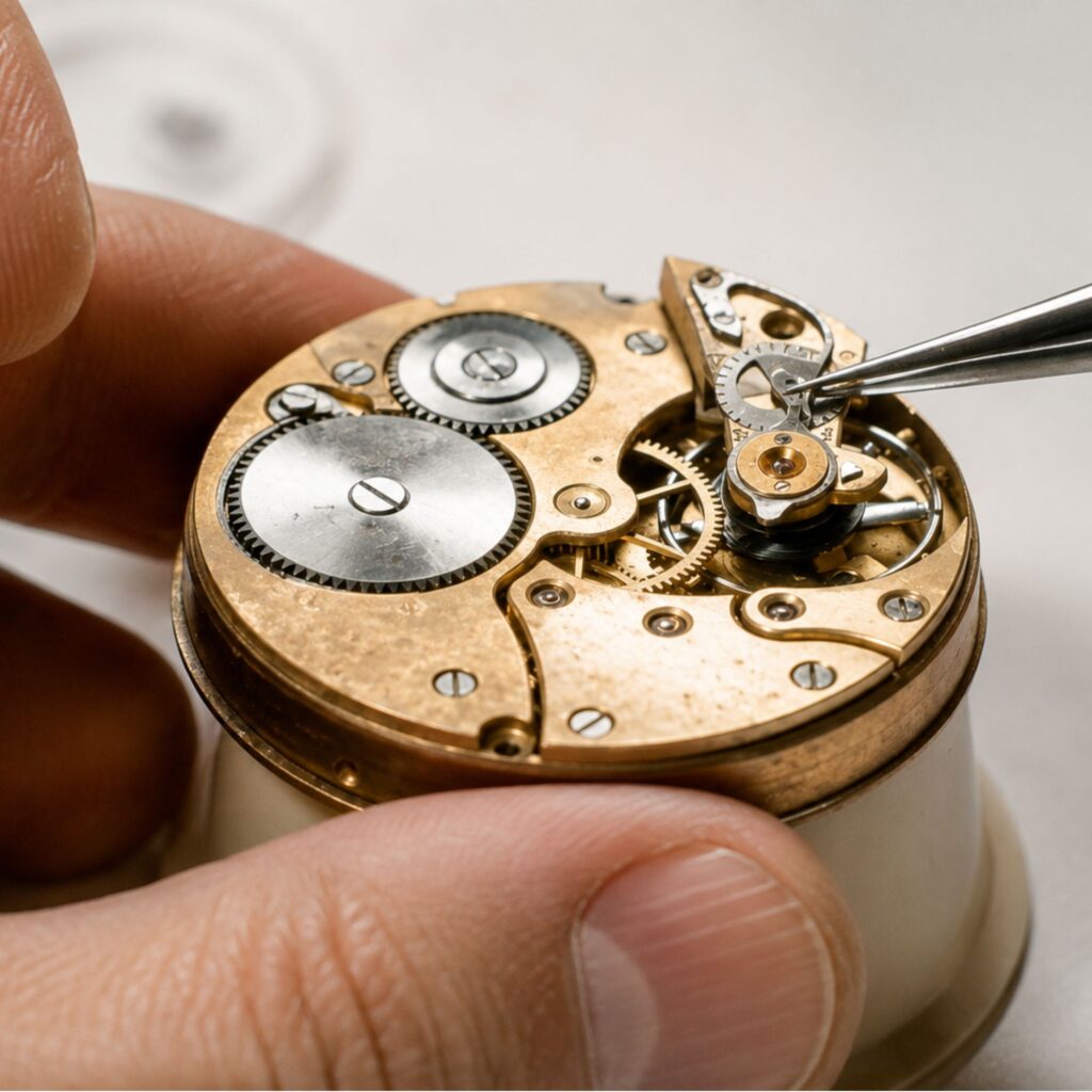 Desmonte de volante de reloj automático