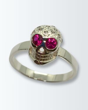 Anillo de plata 925 dieño de calavera
