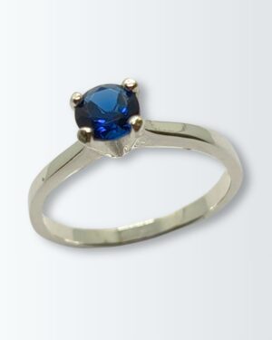 Anillo de plata 925 solitario