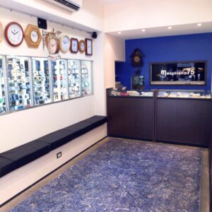 Foto interior del salón de ventas de Meridiano75, sucursal Avenida Callao 188