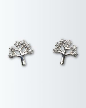 Aros de plata 925 arboles con circonias