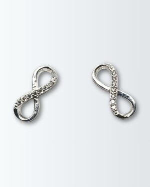 Aros de plata 925 infinito con circonias